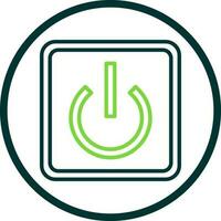 Power Button Off Vector Icon Design