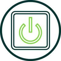 Power Button Off Vector Icon Design