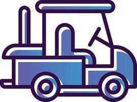 Golf cart Vector Icon Design