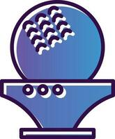 Golf ball Vector Icon Design