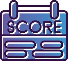 Scoring Vector Icon Design