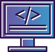 Coding Vector Icon Design