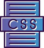 Css file Vector Icon Design