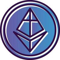 ethereum vector icono diseño