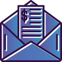 Paycheck Vector Icon Design