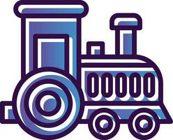 Toy train Vector Icon Design