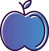 diseño de icono de vector de manzana