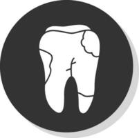 Caries Vector Icon Design