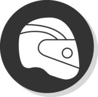 diseño de icono de vector de casco