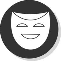 Theater masks Vector Icon Design