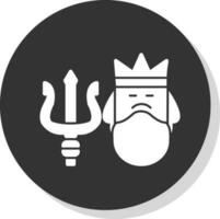 Poseidon Vector Icon Design