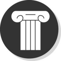 Ancient pillar Vector Icon Design