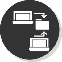 Data sharing Vector Icon Design