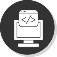 diseño de icono de vector de programación web