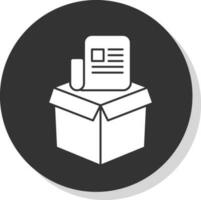 diseño de icono de vector de caja