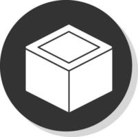 diseño de icono de vector de cubo