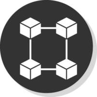 Blockchain Vector Icon Design