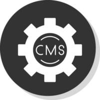 cms vector icono diseño