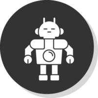 diseño de icono de vector de robot