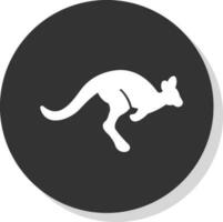 Kangaroo Vector Icon Design