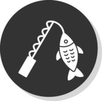 diseño de icono de vector de pesca