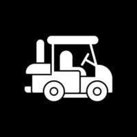 Golf cart Vector Icon Design