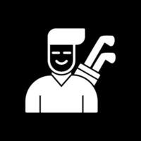 Golfer Vector Icon Design