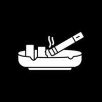 Ashtray Vector Icon Design