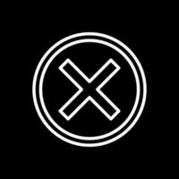 Cross Vector Icon Design