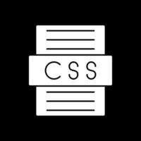 diseño de icono de vector de archivo css