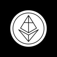 ethereum vector icono diseño