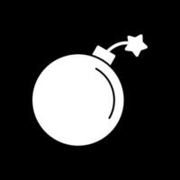 diseño de icono de vector de bomba