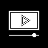 diseño de icono de vector de vídeo