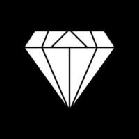 diseño de icono de vector de diamante