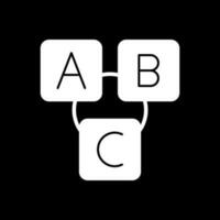 Abc block Vector Icon Design