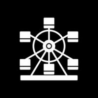 Ferris wheel Vector Icon Design