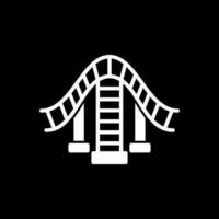 Roller coaster Vector Icon Design