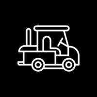 Golf cart Vector Icon Design