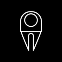 Divot Vector Icon Design