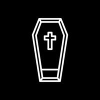 Coffin Vector Icon Design