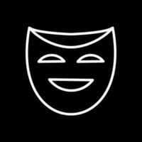 Theater masks Vector Icon Design