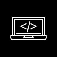 code programming Vector Icon Design