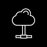 diseño de icono de vector de computación en la nube