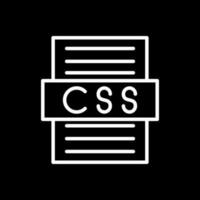 diseño de icono de vector de archivo css