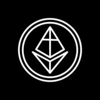 ethereum vector icono diseño