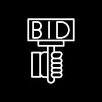 Bid Vector Icon Design