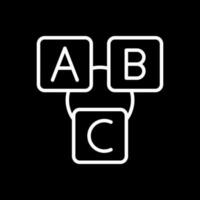 Abc block Vector Icon Design