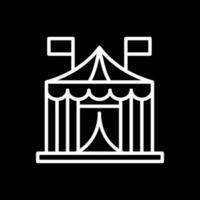 Circus tent Vector Icon Design