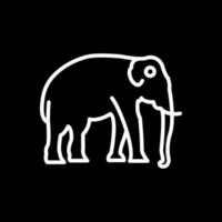 diseño de icono de vector de elefante