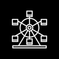 Ferris wheel Vector Icon Design